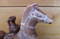 Preview: Askos as horse statuette replica, handmade and handpainted, 24 cm, 700 g