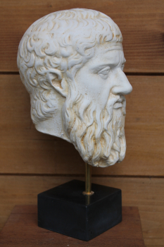 Bust of Plato/Head Ny Carlsberg Glyptothek Copenhagen, 24.2 cm high, 10.7 cm wide, 1 kg