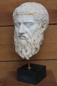 Bust of Plato/Head Ny Carlsberg Glyptothek Copenhagen, 24.2 cm high, 10.7 cm wide, 1 kg