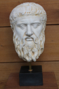 Bust of Plato/Head Ny Carlsberg Glyptothek Copenhagen, 24.2 cm high, 10.7 cm wide, 1 kg